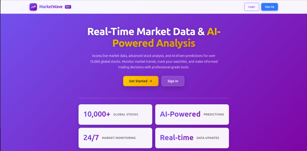 AI-Powered Stock Market Intelligence Platform